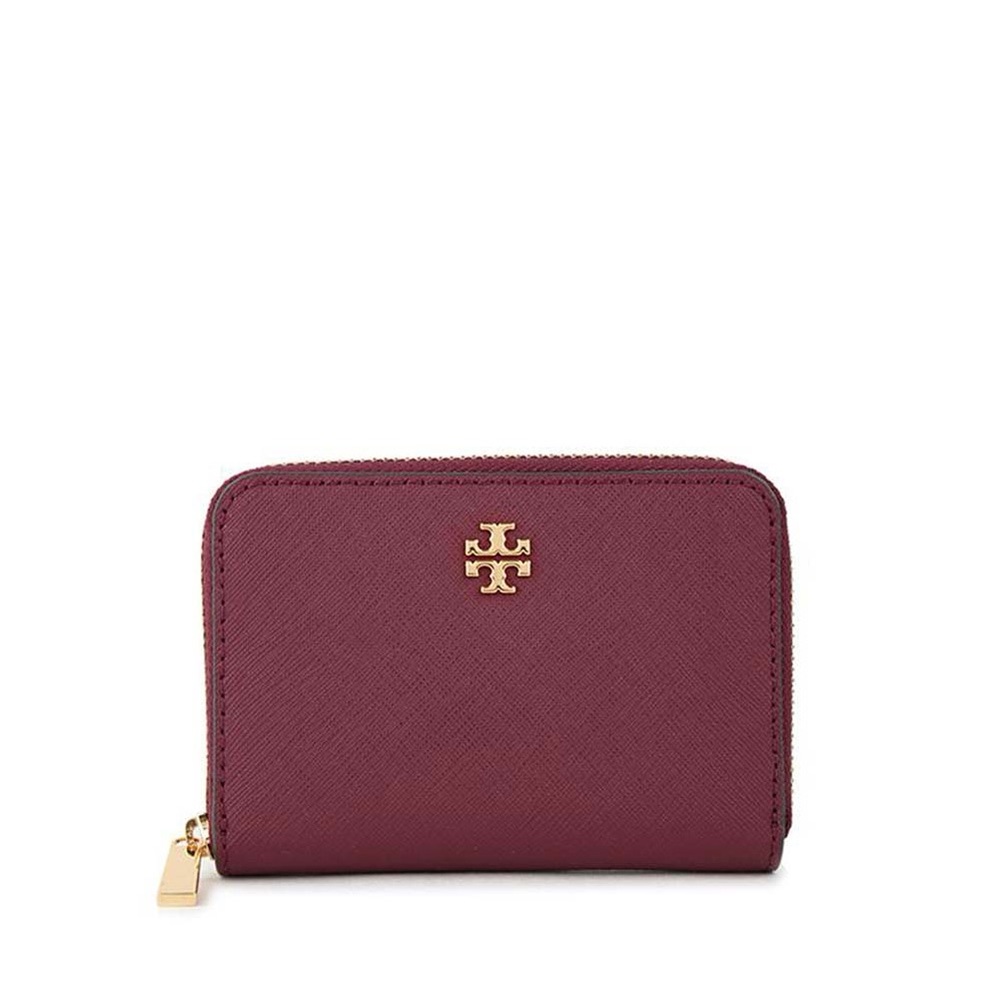 Tory Burch Emerson Zip Coin Case Wallet Leather